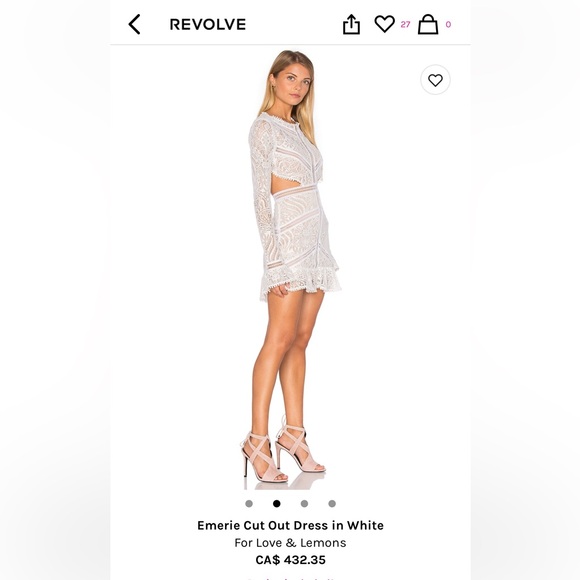 For Love and Lemons lace Emorie dress - new with tags - Picture 14 of 16